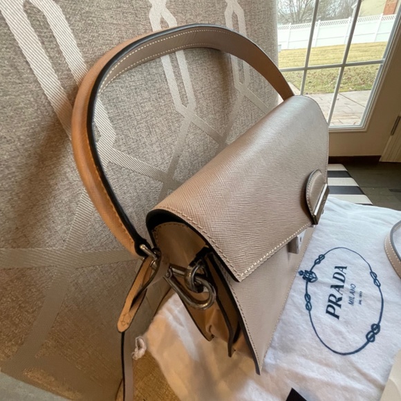 NWT Prada Multi Way Crossbody and Clutch and Satchel - Picture 7 of 11